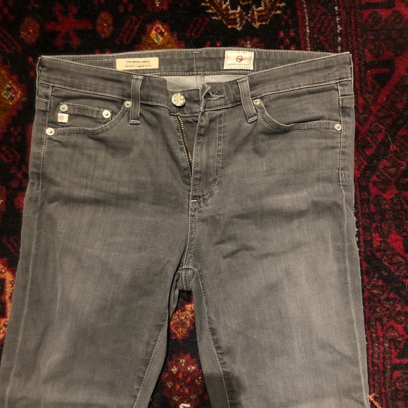 Adriano Goldschmied 27 Grey Mid Rise Legging Ankle Soft Jeans - Picture 2 of 3